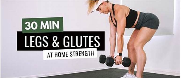 Glute workouts with dumbbells